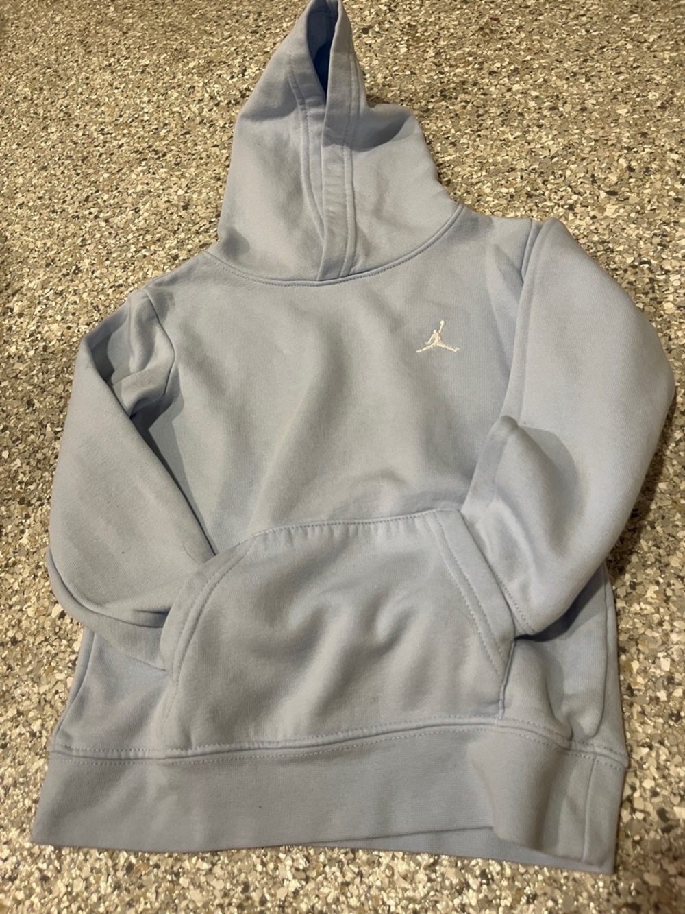 Jordan Light Blue Hoodie with White Jumpman